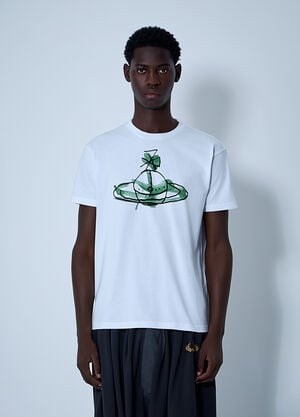 Vivienne Westwood Logo Motif T-Shirt White vvw0161001