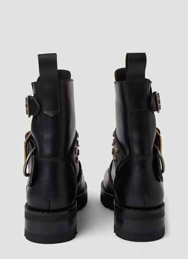 Combat Buckle Boots Vivienne Westwood Combat Buckle Boots Black vvw0249055