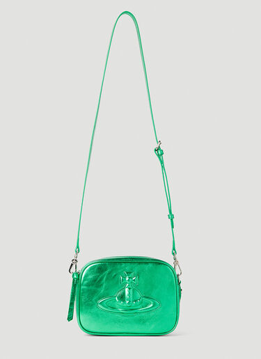Vivienne Westwood Anna Camera Shoulder Bag Green vvw0251046