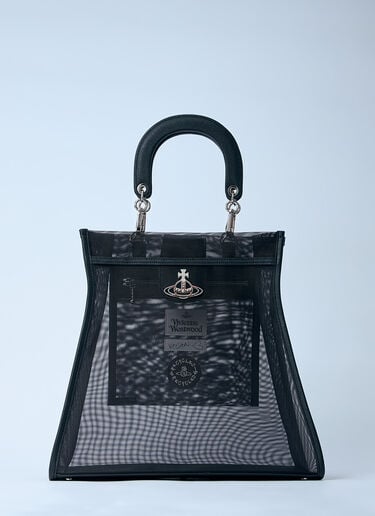 Logo Motif Handbag Vivienne Westwood Logo Motif Handbag Black vvw0251061