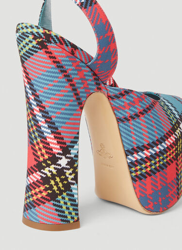Vargas Elevated Platform Peep Toe Heels Vivienne Westwood Vargas Elevated Platform Peep Toe Heels Blue vvw0251137