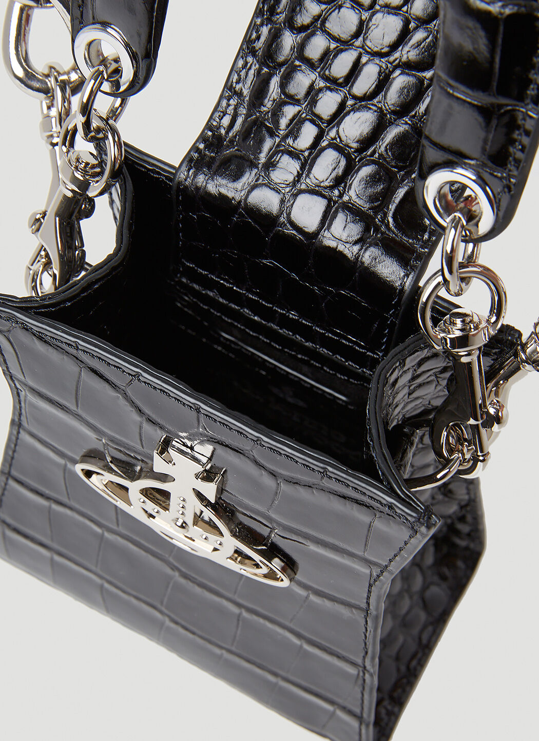 Vivienne Westwood Women's' Kelly Small Handbag in Black | LN-CC®