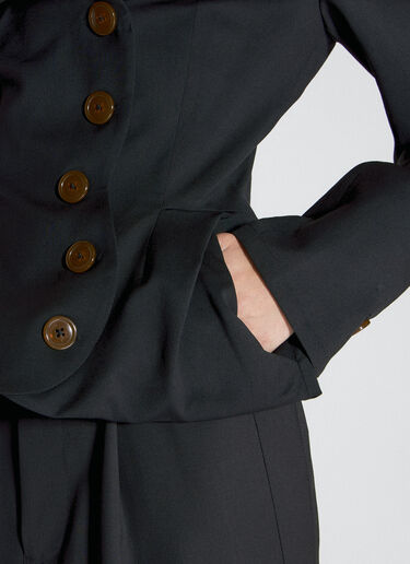 Vivienne Westwood Drunken Tailored Blazer Black vvw0254013