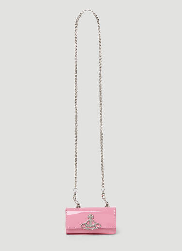 Vivienne Westwood Lipstick Case Mini Shoulder Bag Pink vvw0254025