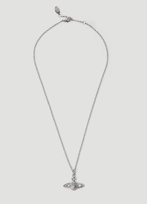 Vivienne Westwood 迷你浅浮雕项链 银色 vvw0254034
