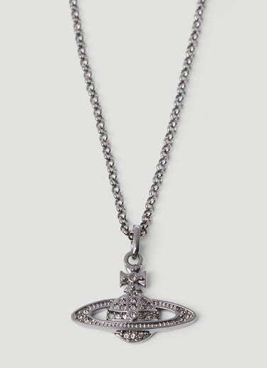 Vivienne Westwood 迷你浅浮雕项链 银色 vvw0254034