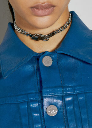 Vivienne Westwood Augustina 贴颈项链/手链 银色 vvw0254037