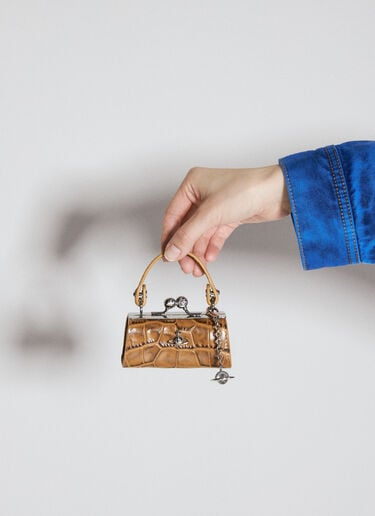 Crocodile Doll Mini Bag Vivienne Westwood Crocodile Doll Mini Bag Brown vvw0255022
