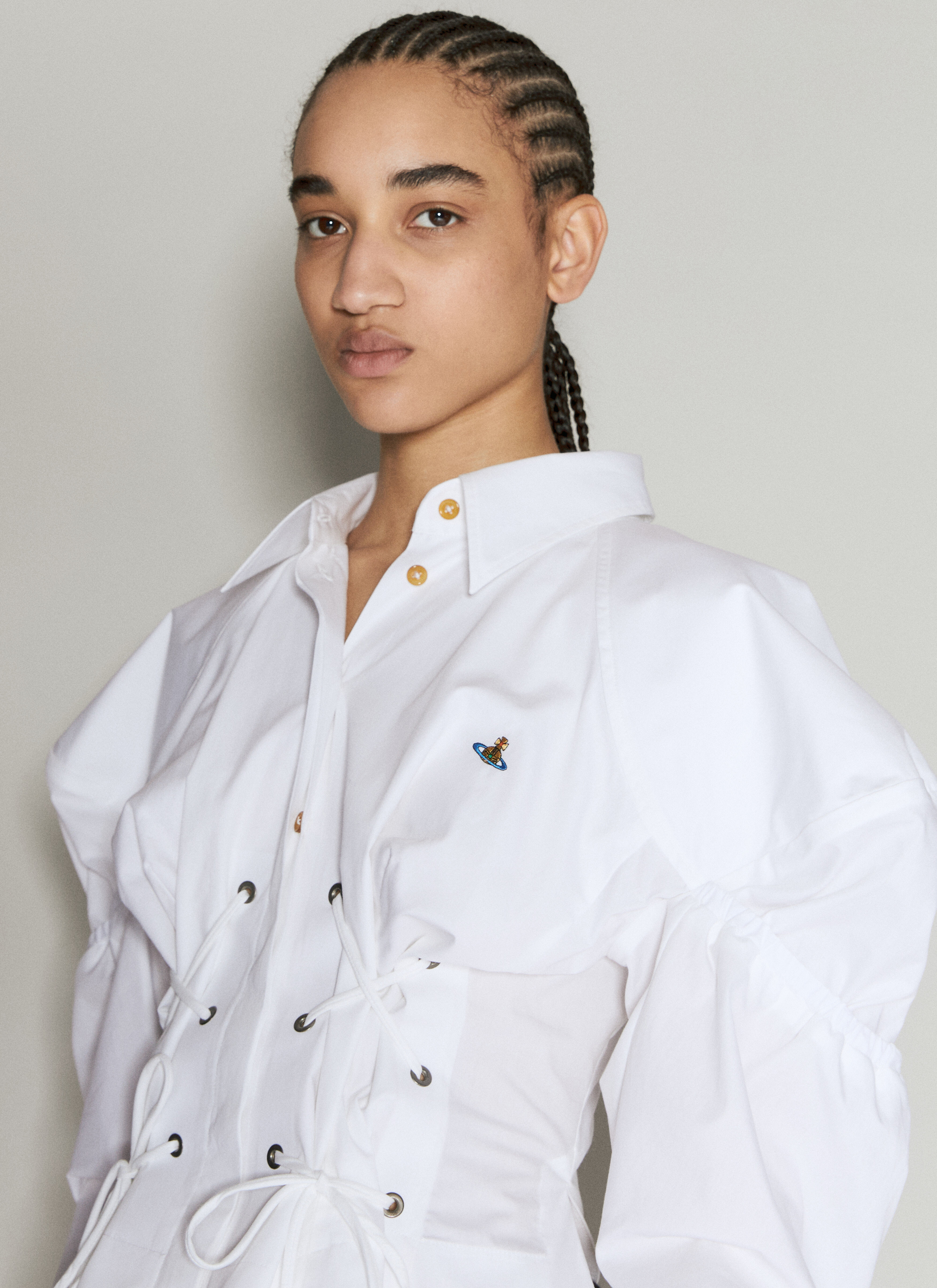 Vivienne Westwood Women's' Gexy Shirt in White | LN-CC®