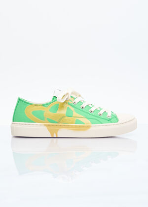 Vivienne Westwood Plimsoll 低帮 2.0 运动鞋 绿色 vvw0255055
