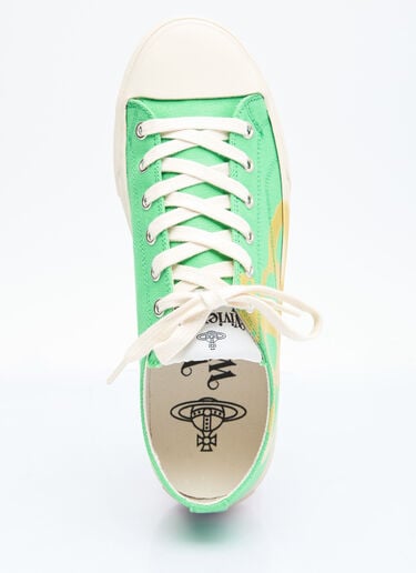Plimsoll Low Top 2.0 Sneakers Vivienne Westwood Plimsoll Low Top 2.0 Sneakers Green vvw0255055