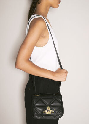 Vivienne Westwood Linda 斜挎包 黑色 vvw0257001