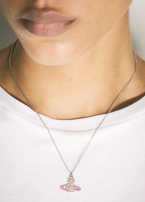Vivienne Westwood Concetta 浅浮雕吊坠项链 粉色 vvw0258028