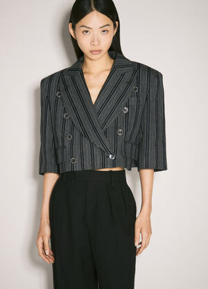 Vivienne Westwood 短款夹克 黑色 vvw0258040