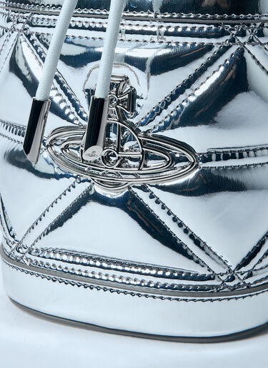 스몰 키티 버킷 백 Vivienne Westwood 스몰 키티 버킷 백 실버 vvw0259001