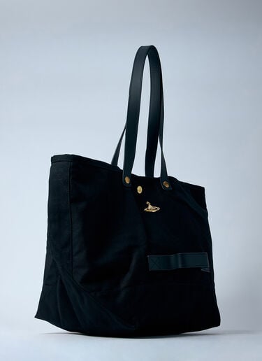Vivienne Westwood Utility Shopper Tote Bag Black vvw0259026