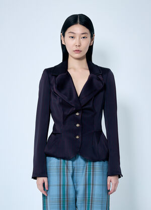 Vivienne Westwood Drunken 精裁西装外套 紫色 vvw0259030
