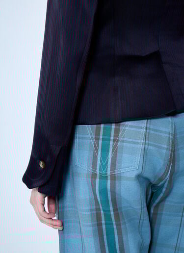 Drunken Tailored Blazer Vivienne Westwood Drunken Tailored Blazer Purple vvw0259030