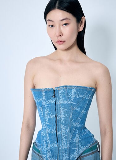 Denim Cobrax Corset Vivienne Westwood Denim Cobrax Corset Blue vvw0259031