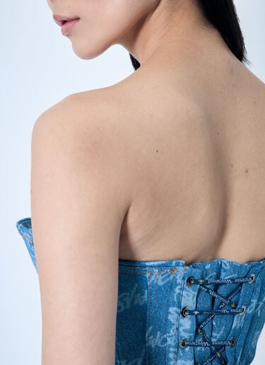 Denim Cobrax Corset Vivienne Westwood Denim Cobrax Corset Blue vvw0259031