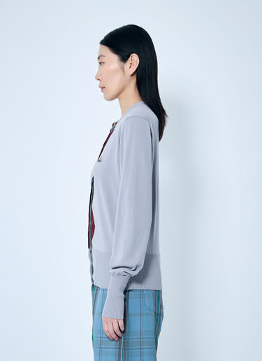 Vivienne Westwood 아가일 가디건 라일락 vvw0259034