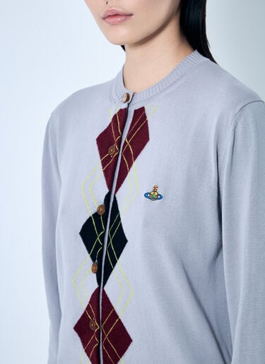 아가일 가디건 Vivienne Westwood 아가일 가디건 라일락 vvw0259034