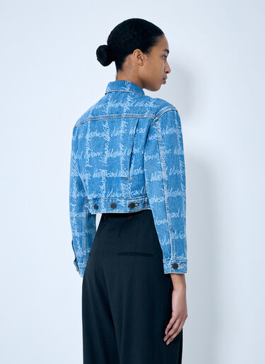 Marlene Cropped Denim Jacket Vivienne Westwood Marlene Cropped Denim Jacket Blue vvw0259035