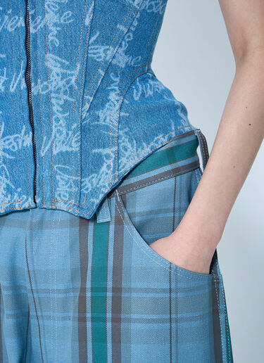 Vivienne Westwood バギーパンツ ブルー vvw0259039