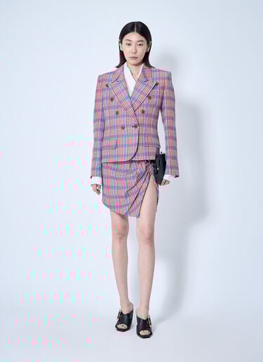 Vivienne Westwood 格纹西装外套  红色 vvw0260001