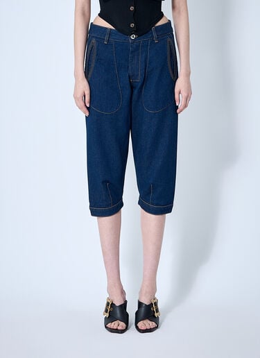 Vivienne Westwood デニムショートパンツ  ブルー vvw0260002