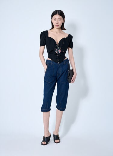Vivienne Westwood デニムショートパンツ  ブルー vvw0260002