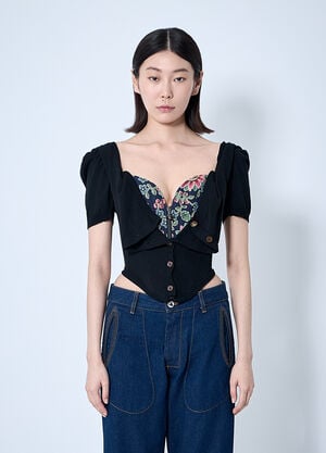 Vivienne Westwood Bea 束身上衣 黑色 vvw0260011