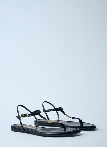 오브 끈 샌들 Vivienne Westwood 오브 끈 샌들 블랙 vvw0260014