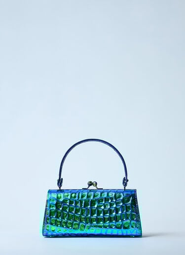 Vivienne Westwood Extra Large Doll Frame Handbag Blue vvw0260019