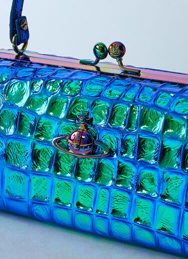 Extra Large Doll Frame Handbag Vivienne Westwood Extra Large Doll Frame Handbag Blue vvw0260019