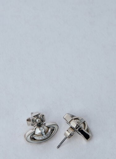 Vivienne Westwood Simonetta Bas Relief Earrings Silver vvw0260049