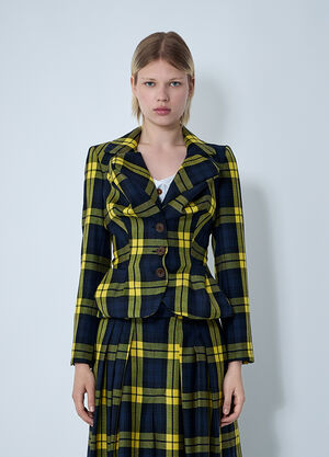 Vivienne Westwood Drunken Tailored Jacket Yellow vvw0261009