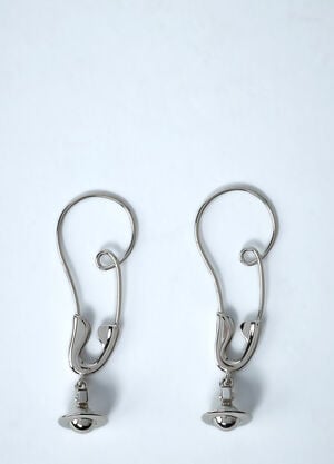 Vivienne Westwood Large Maxima Earrings Silver vvw0262037