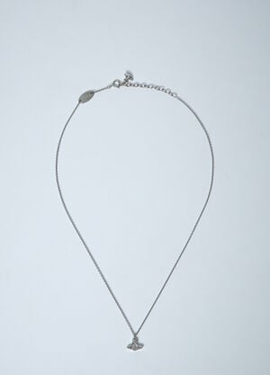 Vivienne Westwood Logo Motif Necklace Silver vvw0262038