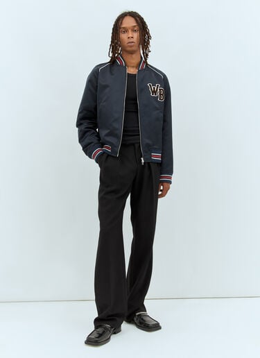 Marvel Bomber Jacket Wales Bonner Marvel Bomber Jacket Black wbn0158017