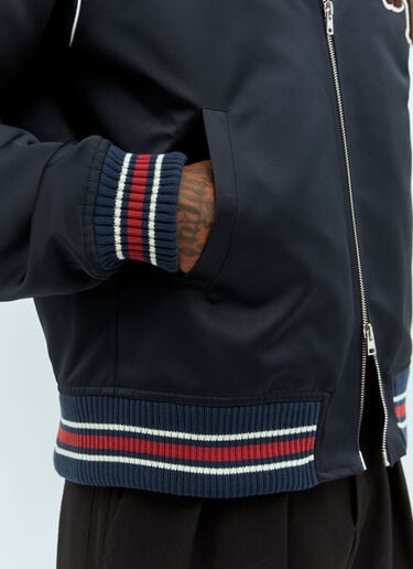Marvel Bomber Jacket Wales Bonner Marvel Bomber Jacket Black wbn0158017