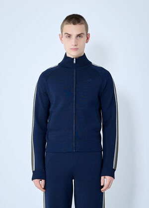 Wales Bonner Tide Track Top Blue wbn0160004