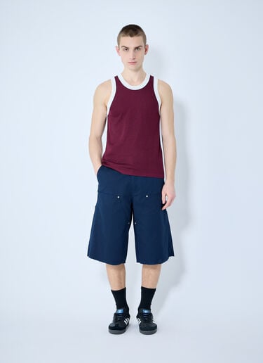 Rio Tank Top Wales Bonner Rio Tank Top Burgundy wbn0160011