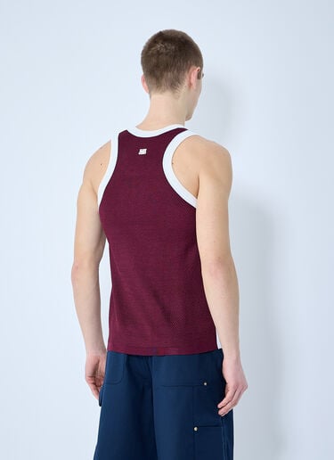 Rio Tank Top Wales Bonner Rio Tank Top Burgundy wbn0160011