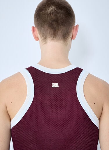 Rio Tank Top Wales Bonner Rio Tank Top Burgundy wbn0160011