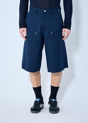 Wales Bonner Kingston Shorts Blue wbn0160012