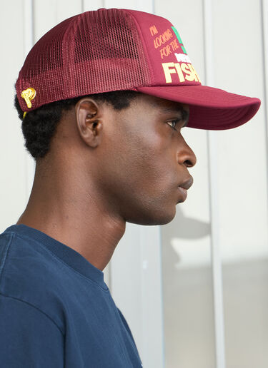 Fishing Baseball Cap Western Hydrodynamic Research Fishing Baseball Cap Burgundy whr0156006
