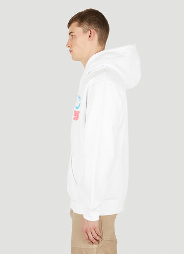 Logo Print Hooded Sweatshirt Carhartt WIP Logo Print Hooded Sweatshirt White wip0150050