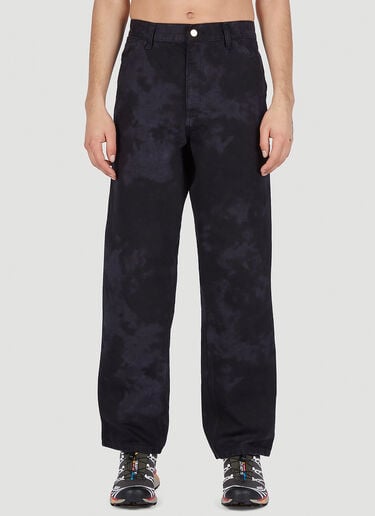 Carhartt WIP Single Knee Tie Dye Pants Black wip0151003