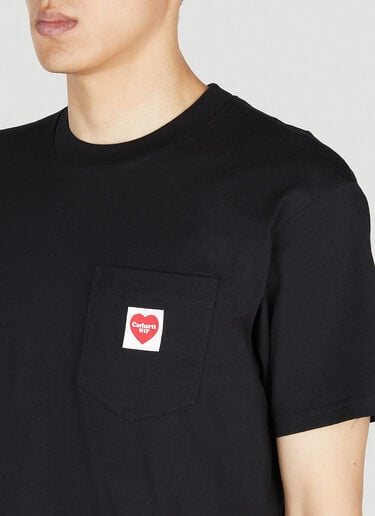 Pocket Heart T-Shirt Carhartt WIP Pocket Heart T-Shirt Black wip0153015
